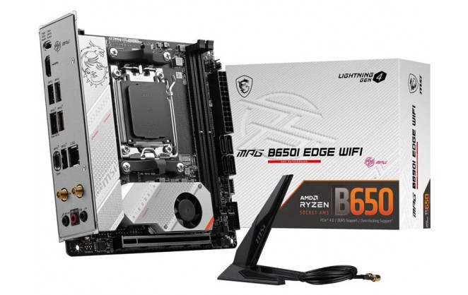 MSI MPG B650I EDGE WIFI ITX Motherboard AMD Socket AM5